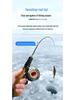 Ice Fishing Rod Set: Ultra-Short, Soft Tip, Gun Handle - Ideal for Winter, Shrimp, and Raft Fishing