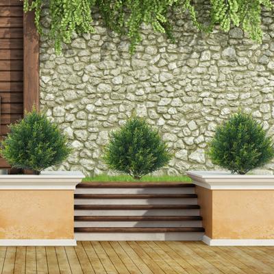 Artificial Cedar Topiary Trees Faux Greenery Topiary Plants Evergreen Artificial Shrubs Bushes with Ground Spike for Garden Backyard Patio Porch Decor