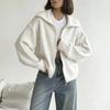 Cardigan da donna con colletto a tacca, maglione lavorato a maglia oversize loose fit per autunno inverno