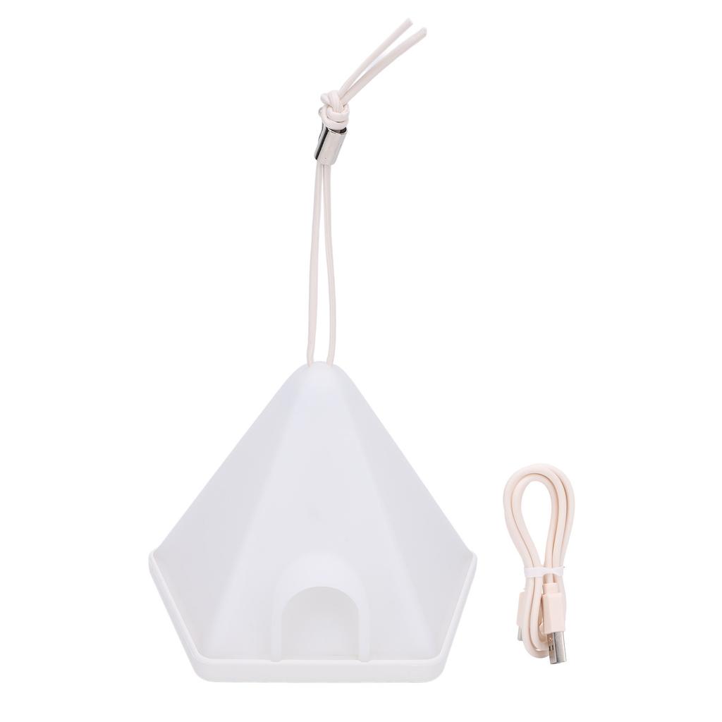 Portable Night Light Soft Silicone Ambiance Lamp for Outdoor Camping Bedroom Bedside Desk Built In