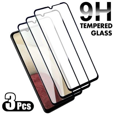 3 Peças Vidro Protetor 9H Para Samsung Galaxy A02 A12 A22 A32 A42 A52 A72 M02 M12 M32 M42 M62 Vidro Temperado F02S F12 F52 F62 Película