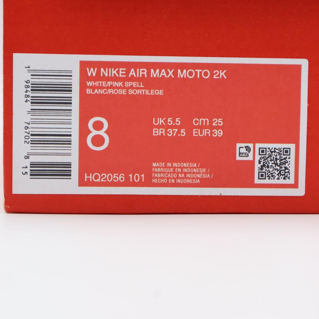HQ2056-101 Nike Air Max Moto 2K White Metallic Silver Black Pink Spell (Women's)