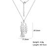 Music Guitar Pendant Necklace for Women Men Stainless Steel Gold Microphone Accordion Neck Chain Jewelry Gift