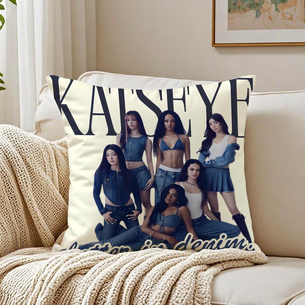 Band glamourös KKKATSEYE Kissenbezug Kissenbezug Milbenschutz Wohnzimmer Sofa Dekor Kissen Zimmer