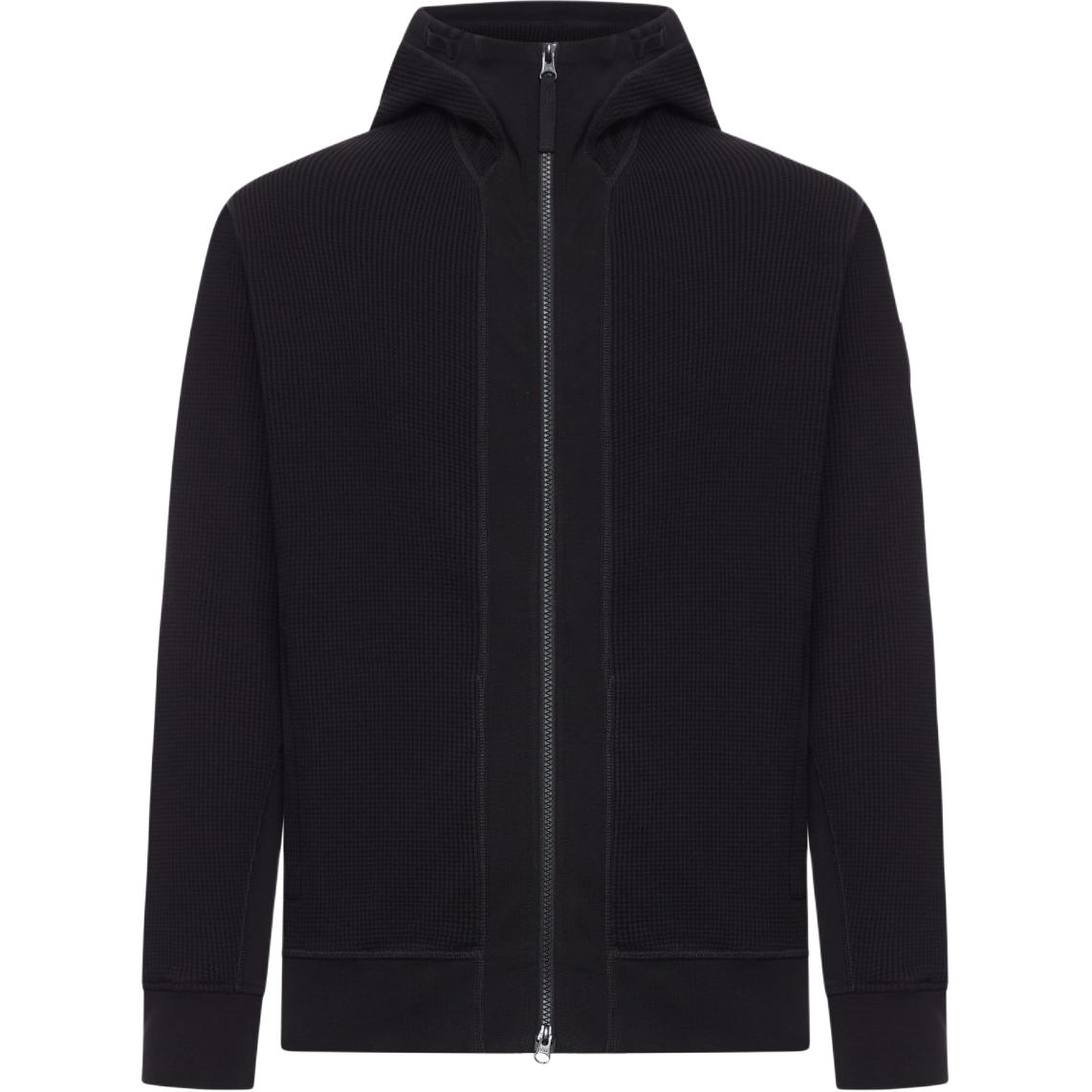 Veste à capuche manches longues double zip Stone Island Hommes vestes L1S156100058S0044V0029 L black