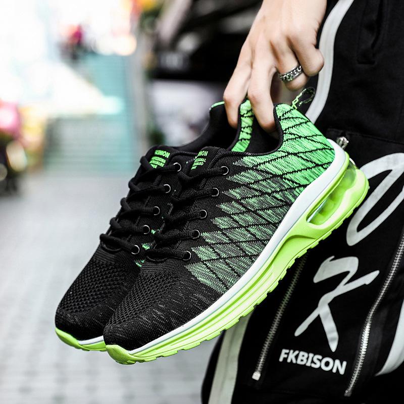 

Весенне-осенняя мужская обувь 2024 года, новые сетчатые туфли большого размера, мужские парные туфли, дышащие спортивные кроссовки с воздушной подушкой, модная обувь 46