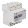 Optical Coupling Isolation DIN Rail Meter Electricity Usage Analysis White Optical Coupling Isolation Energy Meter