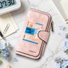 Urban Style Long Wallet Fashion Multi Slot Purse Portable Casual Daily Use Card Holder 