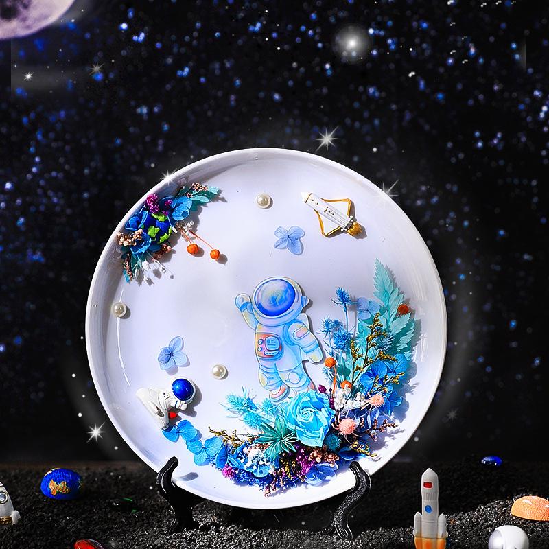 DIY Mosaic Plate Painting Kit: Creative Parent-Child Educational Ornament for Kindergarten