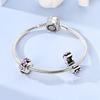 Copper Original Golden Adorable Pet Moth Orchids Cats Dogs Pink Zircon Bead Fit Bracelet Women Fine Gift Jewelry Accessory