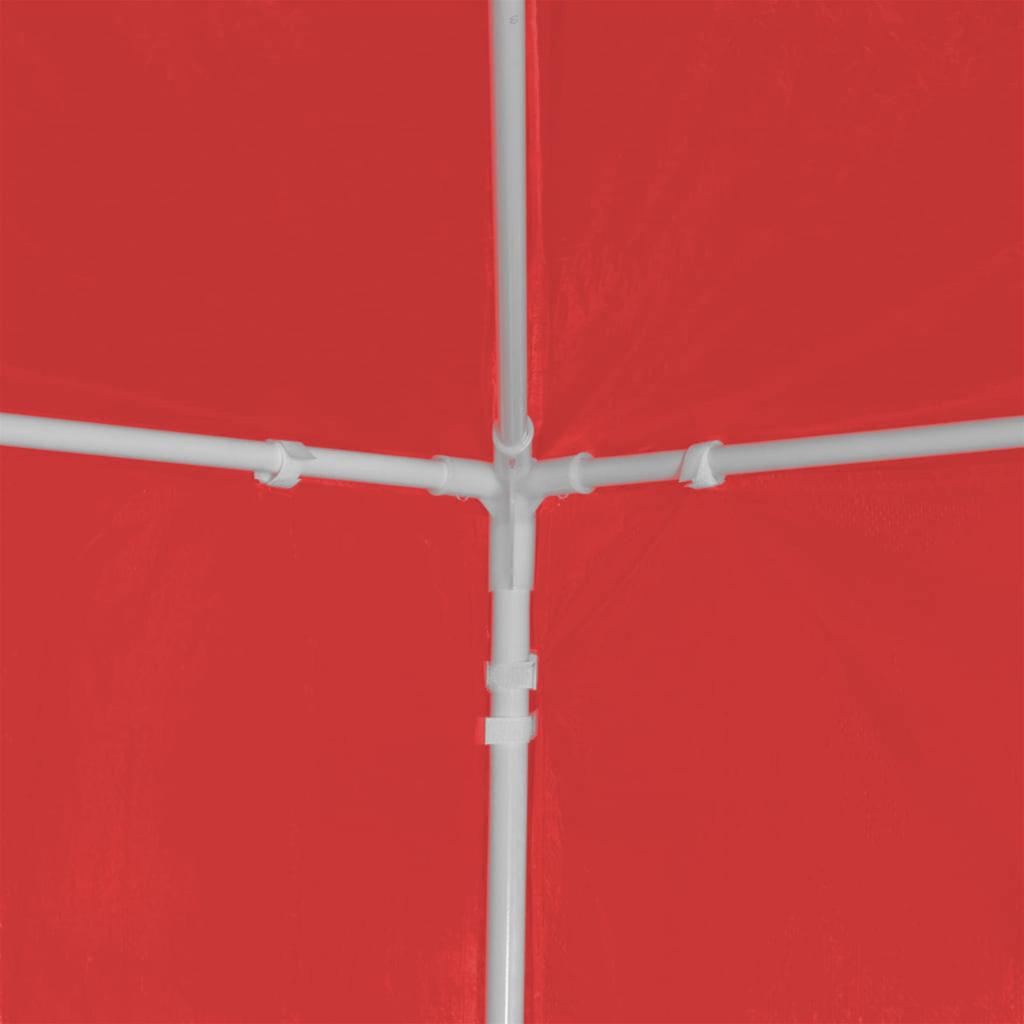 Party Tent 900 X 300 X 255 Cm Red PE and Steel