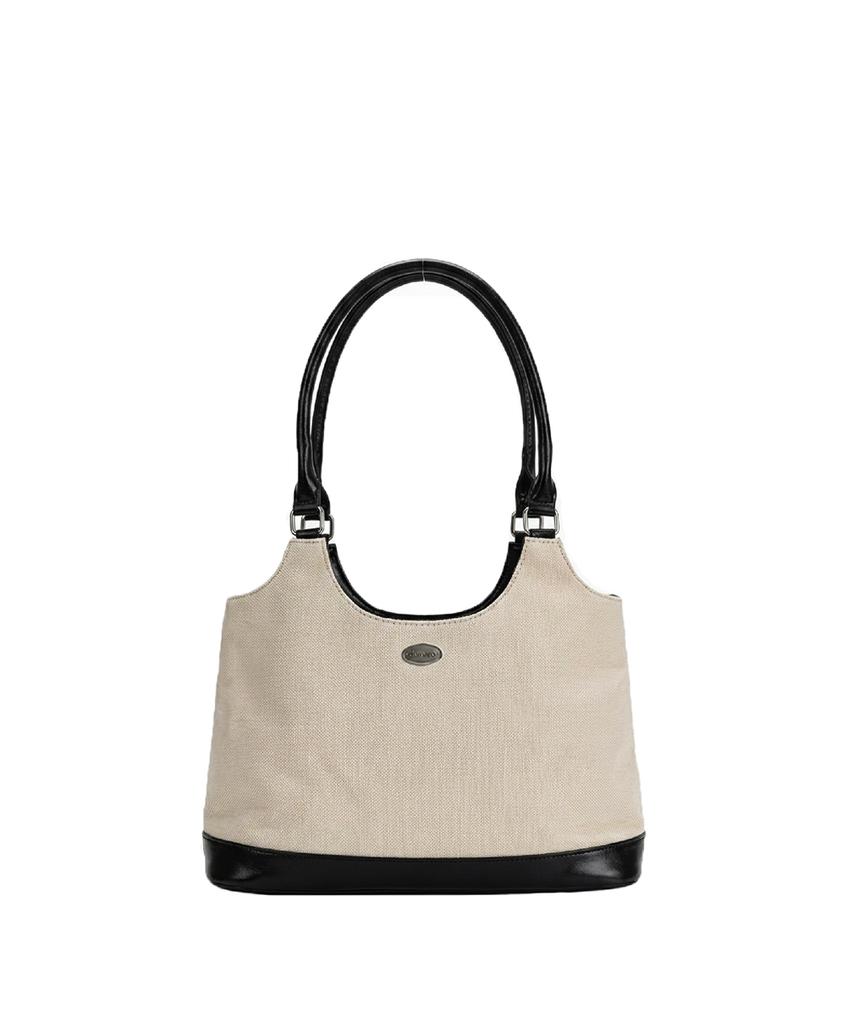 Dumaro Hay Shoulder Bag / Cotton Combination