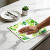 6PCS Cleaning Dishcloths Reusable Kitchen Dish Towels Fresh Watercolor Style Dishcloth Absorbent Lint Free Cloth Washable Duster Rags Tea Towels