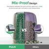 Pill Box Organizer with 6 Compartments Large Capacity Transparent Design Portable Pill Case Tablet Dispenser