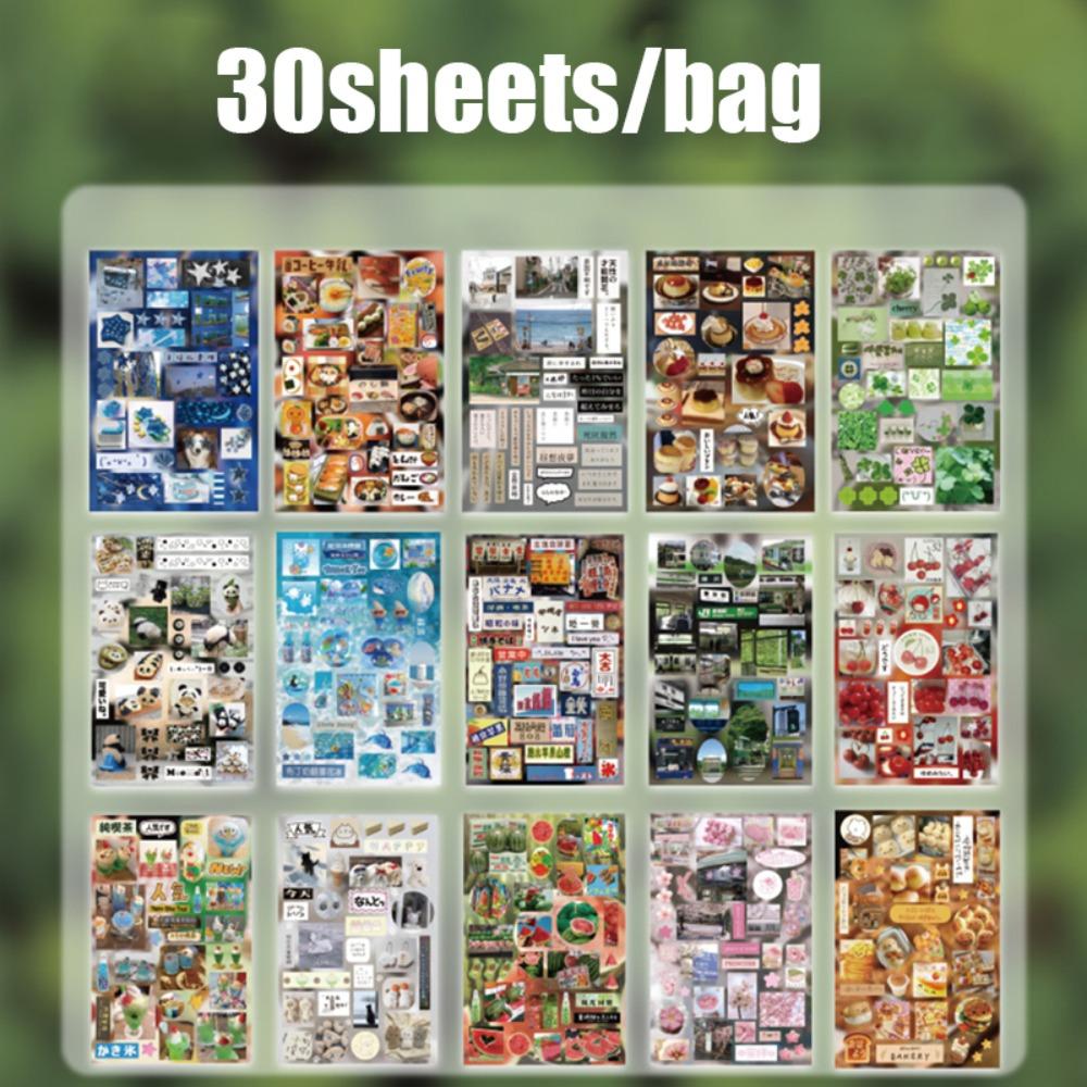 

30 шт. Сделай сам наклейка для блокнота Серия «История времени» Наклейка для дневника Наклейка для скрапбукинга Канцелярские принадлежности My Imagination