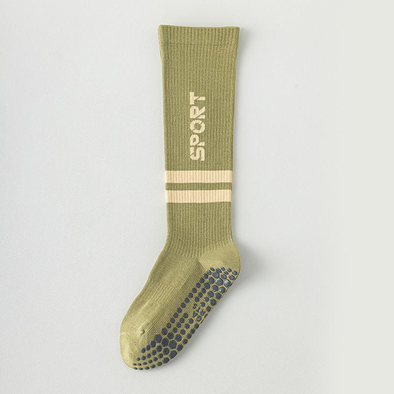 Pressure Sports Calf Socks, Spring and Autumn Yoga Socks, Anti-slip Professional Women's Fitness Socks, Summer Pilates Long Stockings