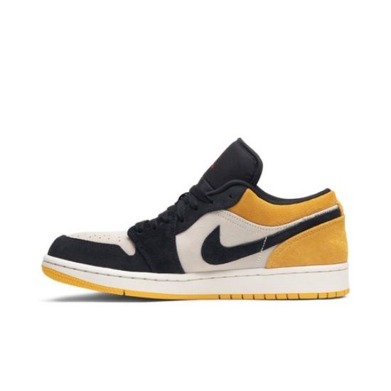 Air Jordan 1 Low University Gold Men's Retro Sneakers 553558-127