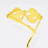 Funny Sunglasses Dollar Sign Shaped Eyeglasses for Adult Party Photography Props Halloween Cosplay Costume Supplies