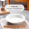 Ru Han Pure White Magnolia Ceramic Soup Bowl