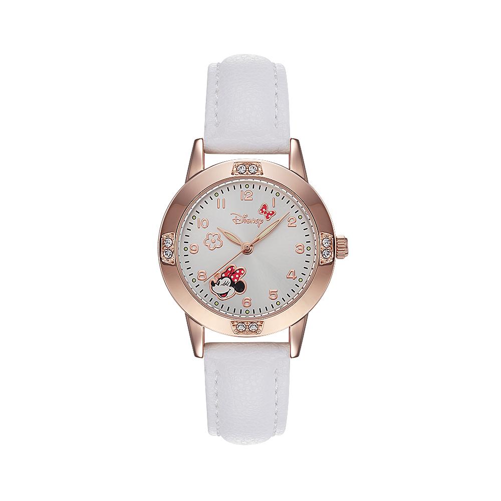 Dijeuni Minnie Mouse Character Student Leather Band Wristwatch D13530Wh