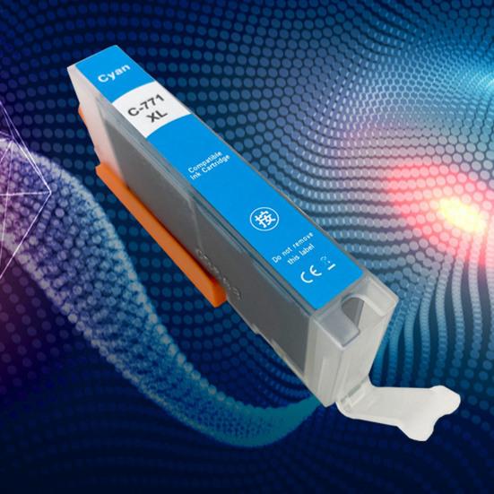 Doplňovatelné inkoustové kazety Upgradovaný čip Vysoce výstupní 6barevná inkoustová kazeta pro Canon PIXMA MG5770/MG6870/MG7770/TS5070/TS6070/TS8070