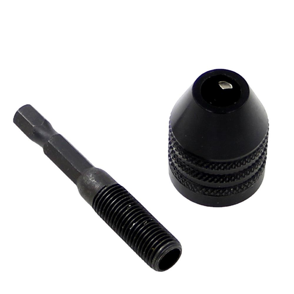 0.3-6.5mm Quick-Change Hex Shank Self-Centering Drill Chuck for 3.6 Electric Grinder