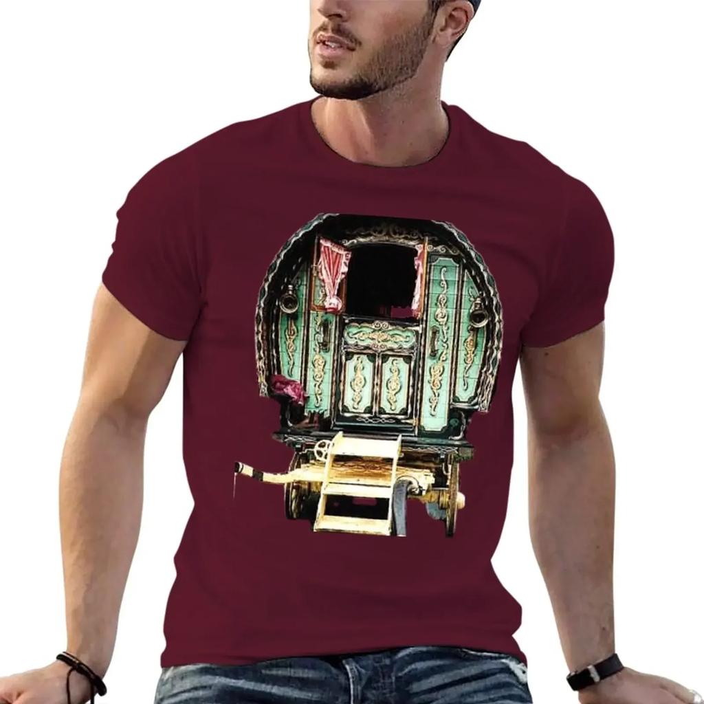 sports fans shirts graphic tees funny t shirts vardo gipsy wagon T-Shirt oversized t shirt harajuku streetwear