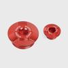 WOOGA Aluminum Motorcycle Engine Oil Plug Screw Cover Applicable Vehicles
