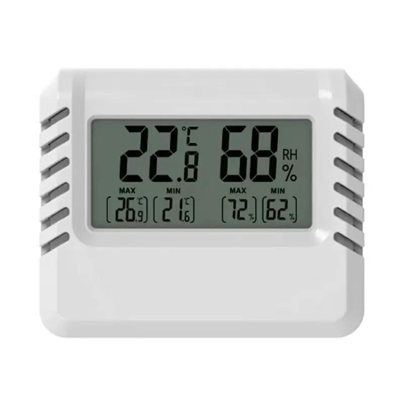 Mini LCD Digital Thermometer Hygrometer Indoor Room Temperature Humidity Meter Wall Hanging Max/Min Temperature Sensor Gauge ℃/℉