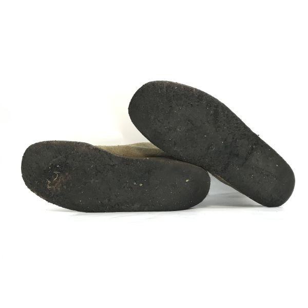 Made in Japan Vintage Burberrys Suede Leather Wallabee Desert Boots Beige Size 5.5 24.0 24.5(USED)