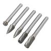 5PcsSet Tungsten Carbide Rotary Burrs Bits Set 6x8mm Double Cut for Polishing Grinding Engraving