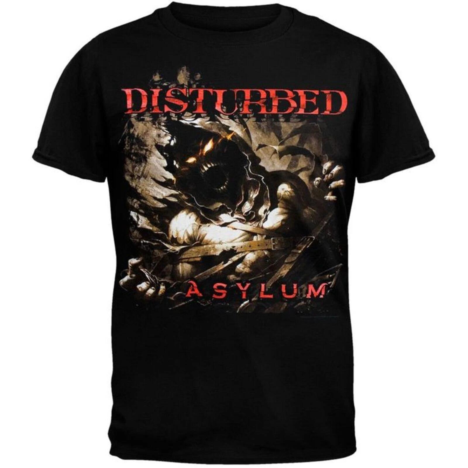 DISTURBED cd cvr ASYLUM SHRED Official SHIRT XL New sickness L