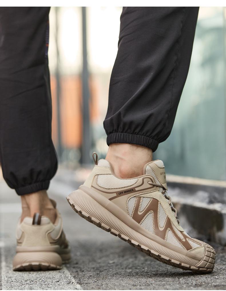 Men's Stylish Anti-Smash Work Shoes: Breathable, Wear-Resistant, Anti-Puncture, Lightweight, Four Seasons Protection