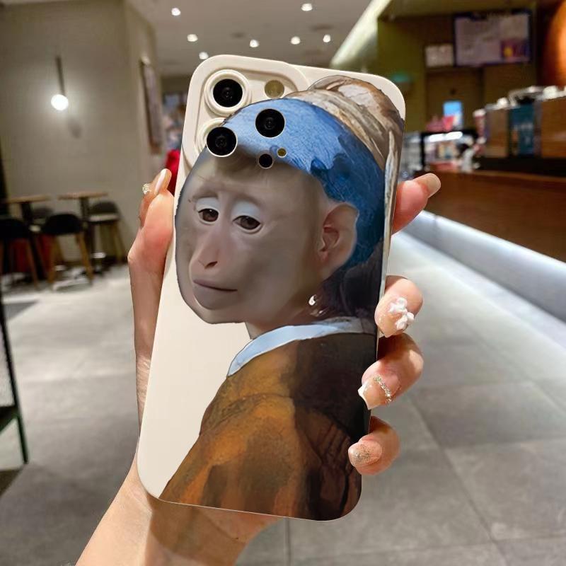 

Funny Monkey MEME Phone Case For IPhone 16 15 14 13 12 11 Pro Max X XR XS 7 8 Plus Mini SE 2020 2022 Mobile Case iPhone 11 Pro Max
