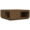 814522 vidaXL Coffee Table Honey Brown 100x101x40.5 Cm Solid Pine Wood