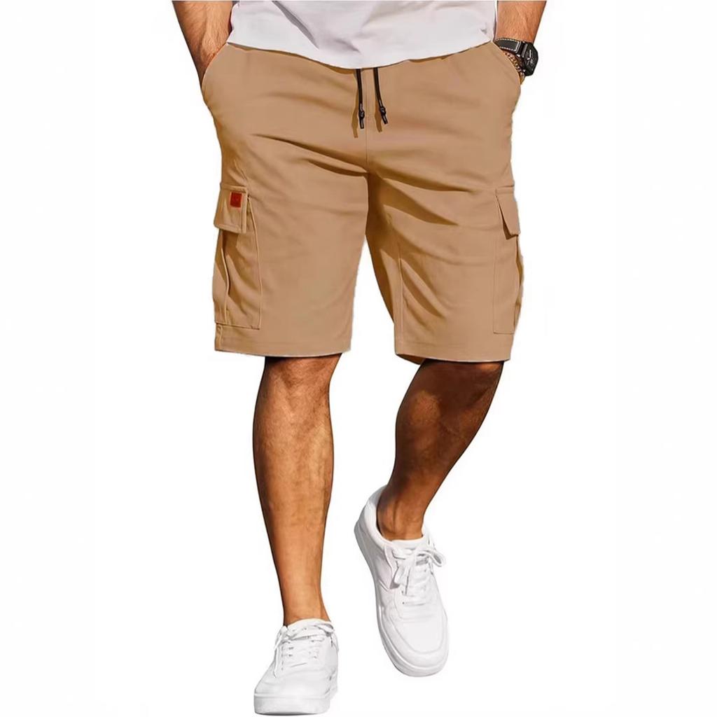 Men's Multi-pocket Work Pants Large-sized Jogging Shorts
