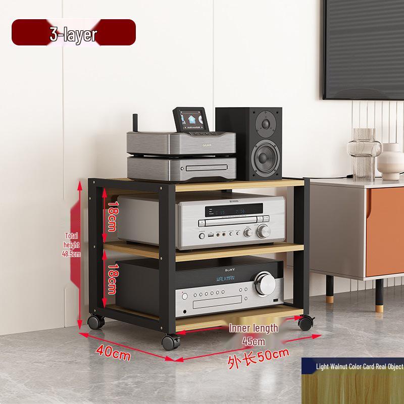 Mixer Audio Mobil și Suport Amplificator cu Tuburi - Dulap Raft de Depozitare pentru Home Theater