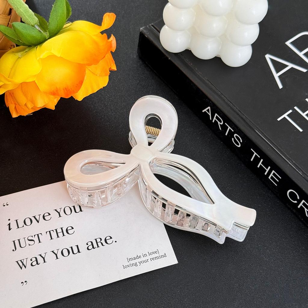 Chic Acetate Butterfly Knot Hair Clip Multi-color Trendy Fashion Claw For Women