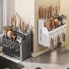 Yingbai Wall-Mounted Kitchen Chopstick Holder with Knife Block