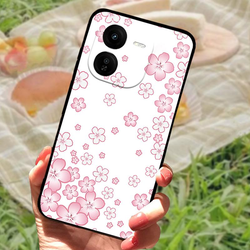 Coque de téléphone pour Vivo IQOO Z9x Luxe Peinte Silicone Arrière pour IQOO Z9x Anti-traces de doigts TPU Souple Coque de Protection