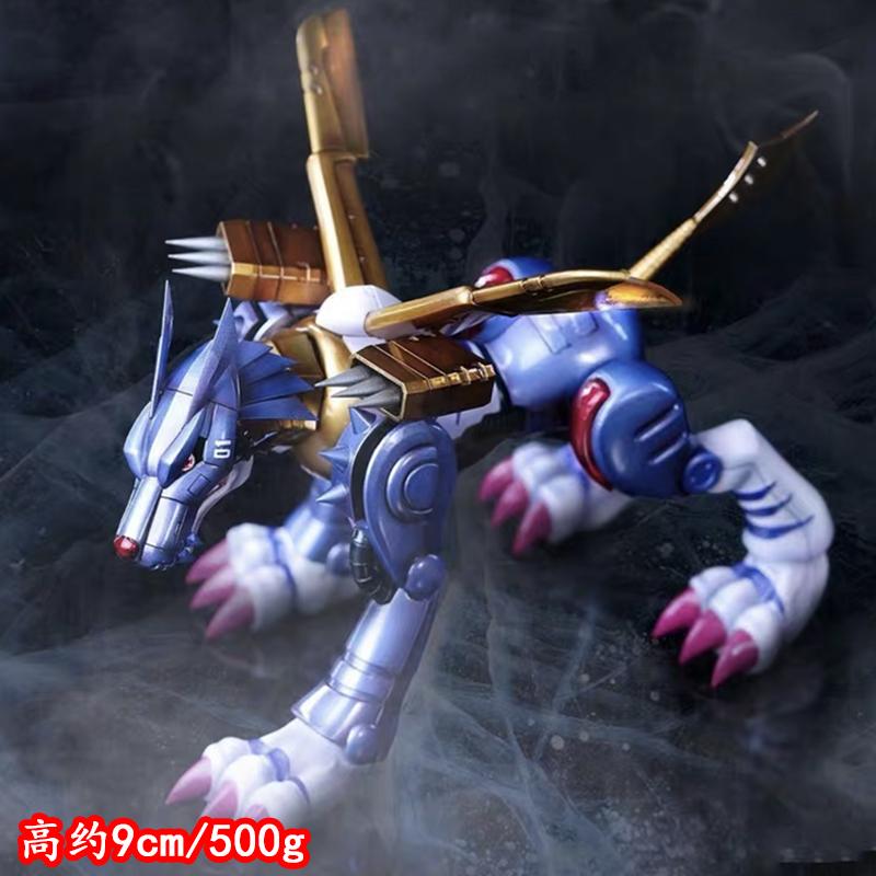 Digimon Adventure Anime Figurine Desktop Decorations Gkmetal Garurumon Garage Package Model Fashionable Toy Collectible Doll Children Gifts