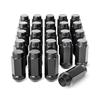 M14x1.5 3/4" Hex Black Lug Nuts for Chevrolet Silverado Suburban 1500 Ford Expedition F-150 Ram 1500 45mm Cone Seat Lug Nuts