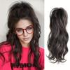 Cola de caballo con garra sintética, cola de caballo ondulada y rizada larga, extensiones de cabello con Clip, peluca Natural para mujer, uso diario