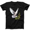 Porumbel Pasăre Porumbel Alb Pacea Cadou Amuzant Tricou Negru 42