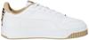 Puma Carina Street Leo 2024 Dune Size Cm Women's Sneakers, Fall/Winter Colorway, White/Sand (01), 23.5