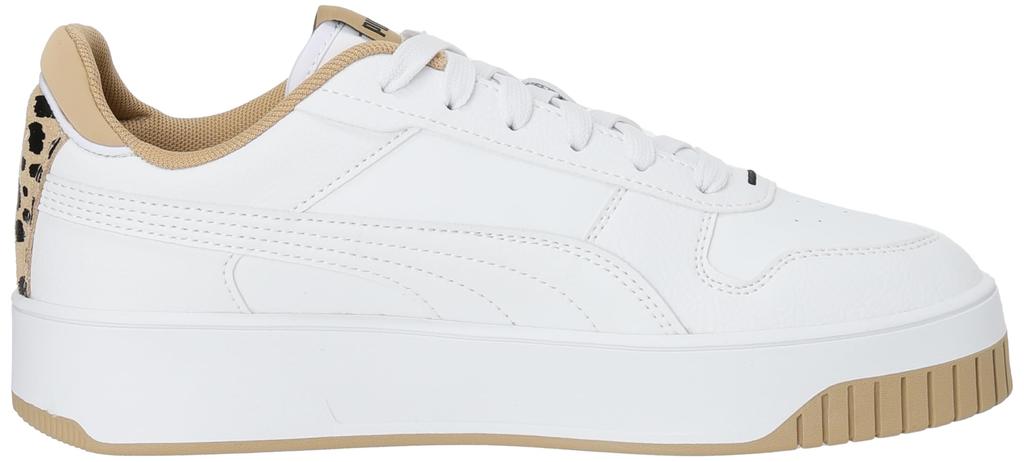Puma Carina Street Leo 2024 Dune Size Cm Women's Sneakers, Fall/Winter Colorway, White/Sand (01), 23.5