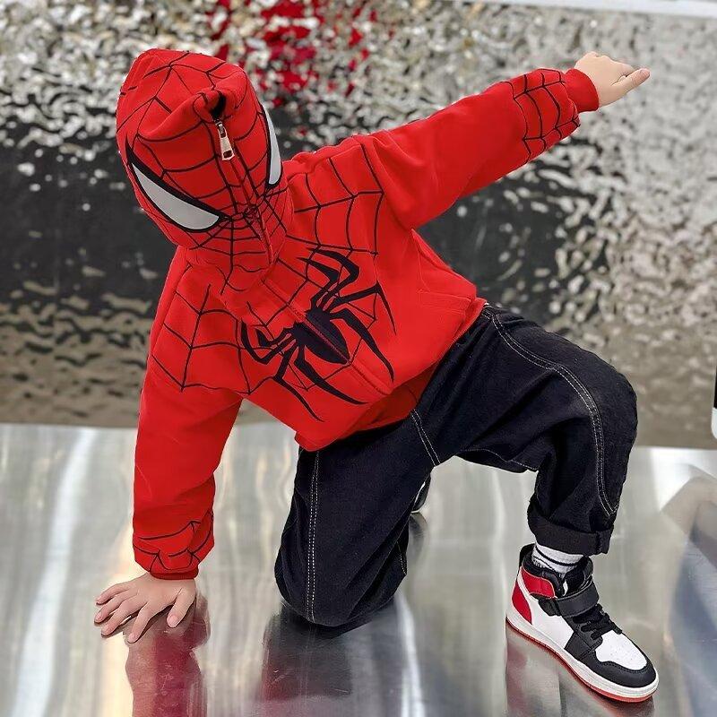 Jungen Spider-Man Langarm Hoodie Kinder Sweatshirt Kleinkind Junge Lässiges Kapuzenshirt