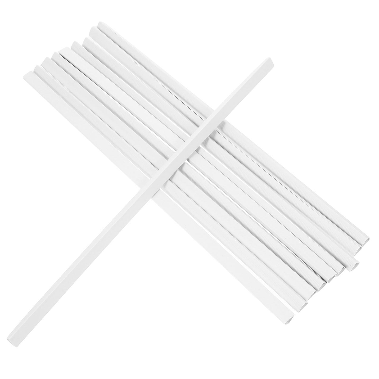 10 шт Зажимы для переплета со скользящим захватом Папки для переплета документов формата А4 Зажимы для бумаги Папки-файлы для книг Канцелярские товары для офиса 1469₽