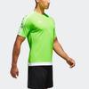 Adidas Estro 15 Striped Design Round Neck Sports Short Sleeve T-Shirt Men Tops Green S16161