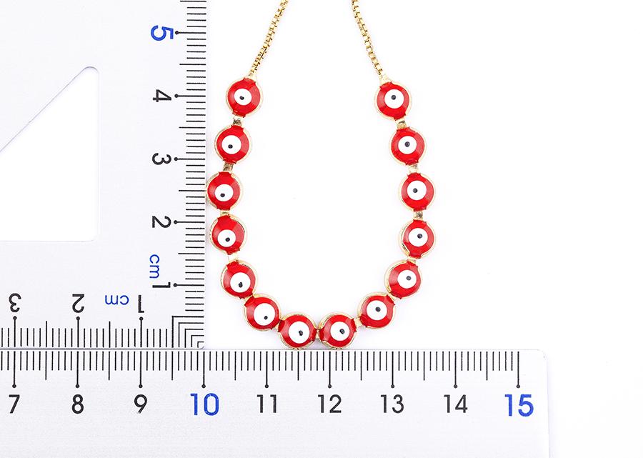 Neues Mode Design Regenbogen Handgefertigte Perlen Eingelegt mit Türkischem Bösem Auge Armband Damen Verstellbar Party Schmuck Glücksbringer Geschenke